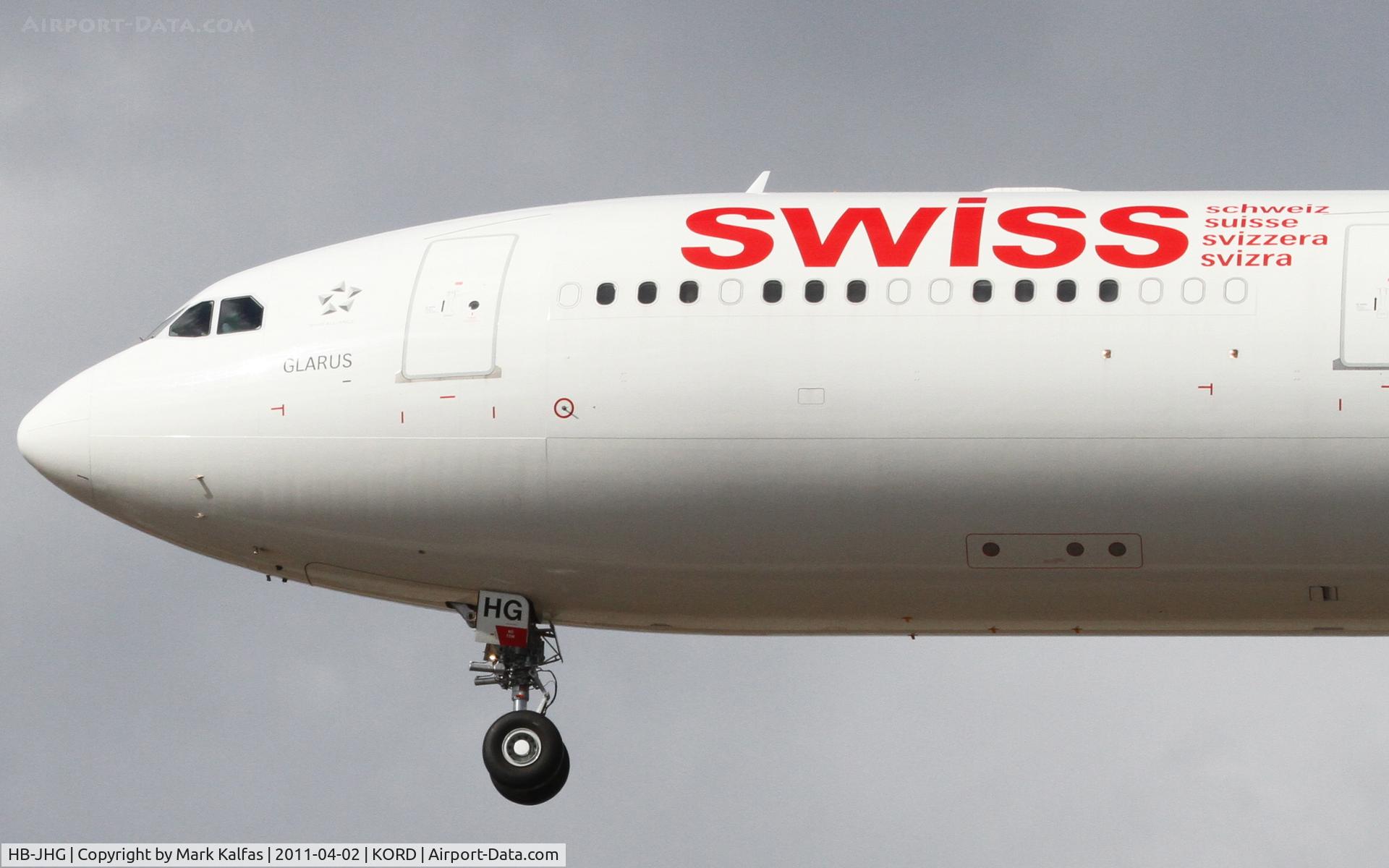 HB-JHG, 2010 Airbus A330-343X C/N 1101, Swiss Airbus A330-343E 