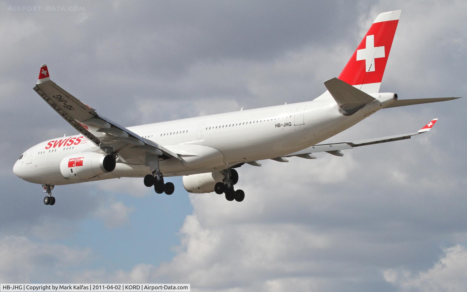 HB-JHG, 2010 Airbus A330-343X C/N 1101, Swiss Airbus A330-343E 