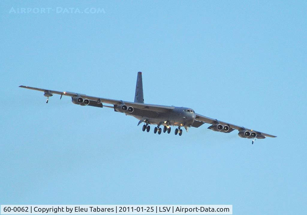60-0062, 1960 Boeing B-52H Stratofortress C/N 464427, Taken during Red Flag Exercise at Nellis Air Force Base, Nevada.