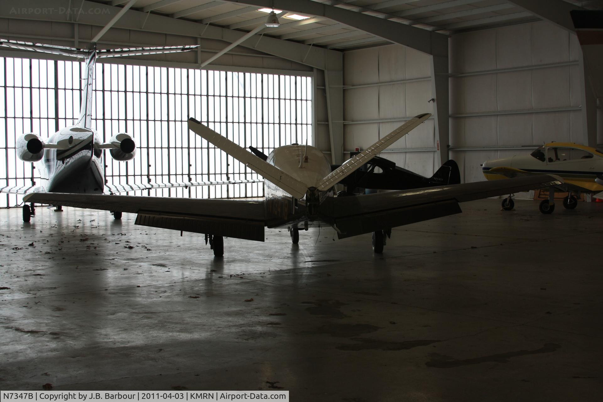 N7347B, 1954 Beech E35 C/N D-3810, N/A