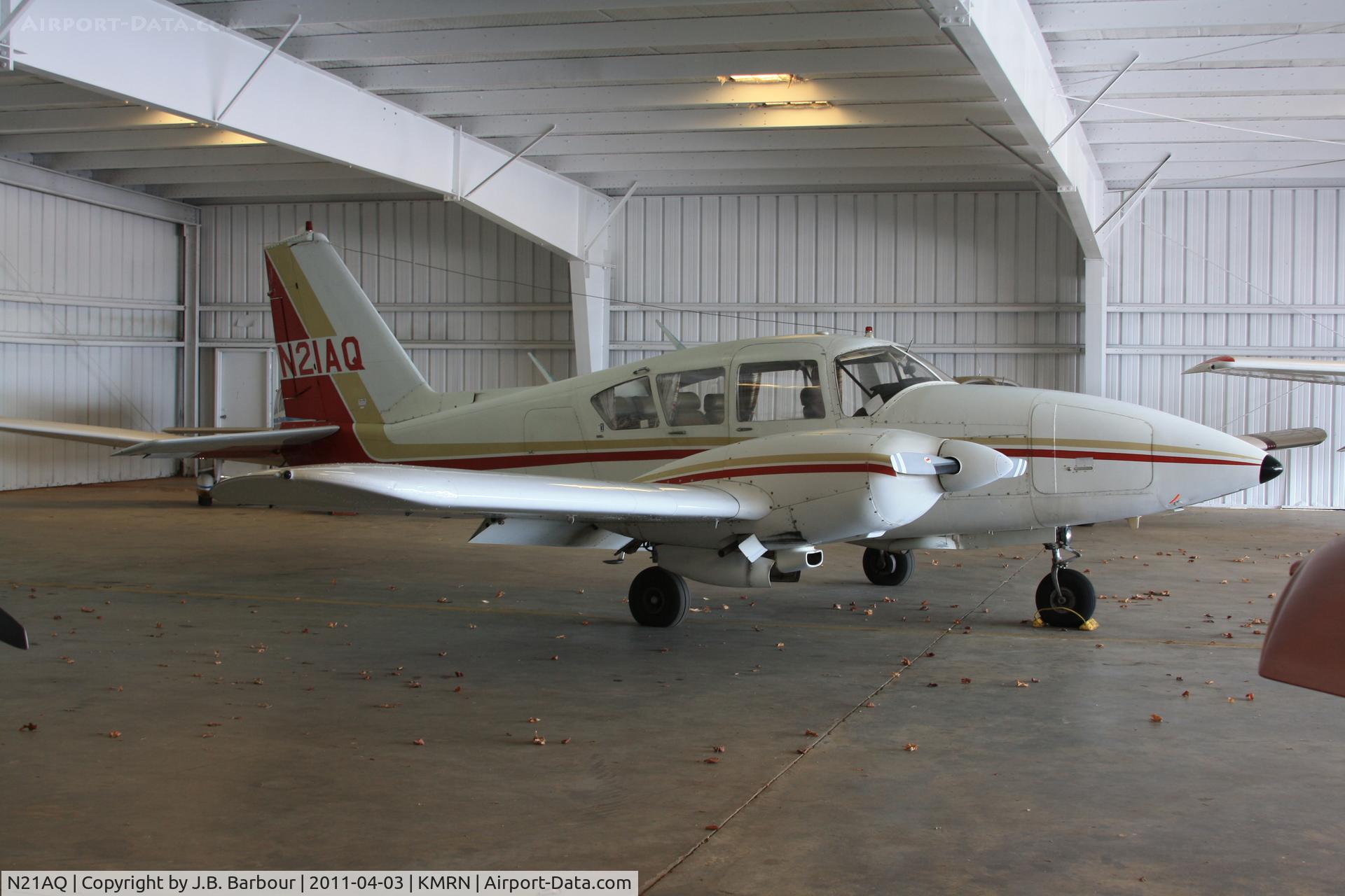 N21AQ, 1973 Piper PA-23-250 Aztec C/N 27-7305035, N/A