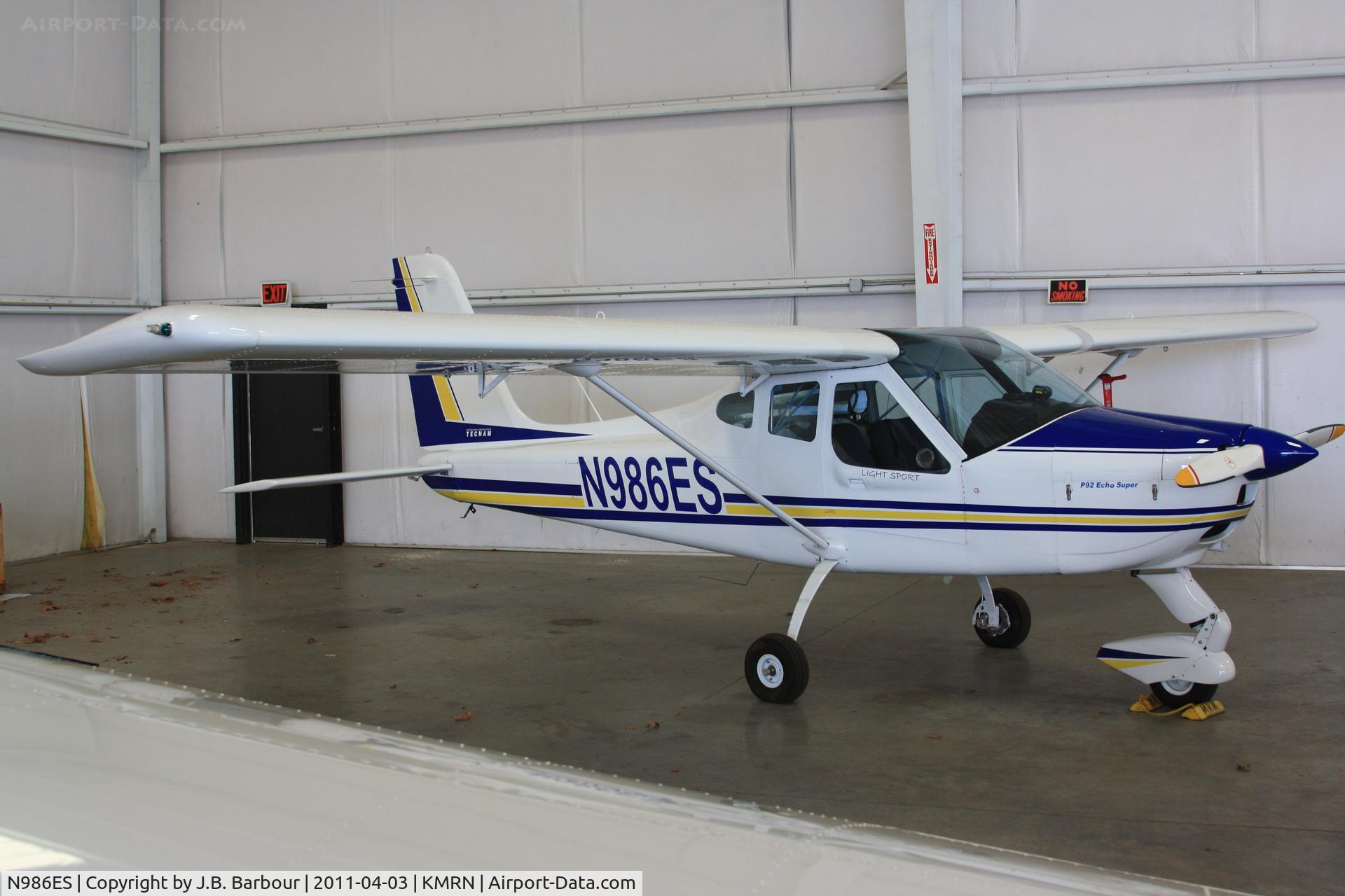 N986ES, 2006 Tecnam P-92 Echo Super C/N 989, N/A