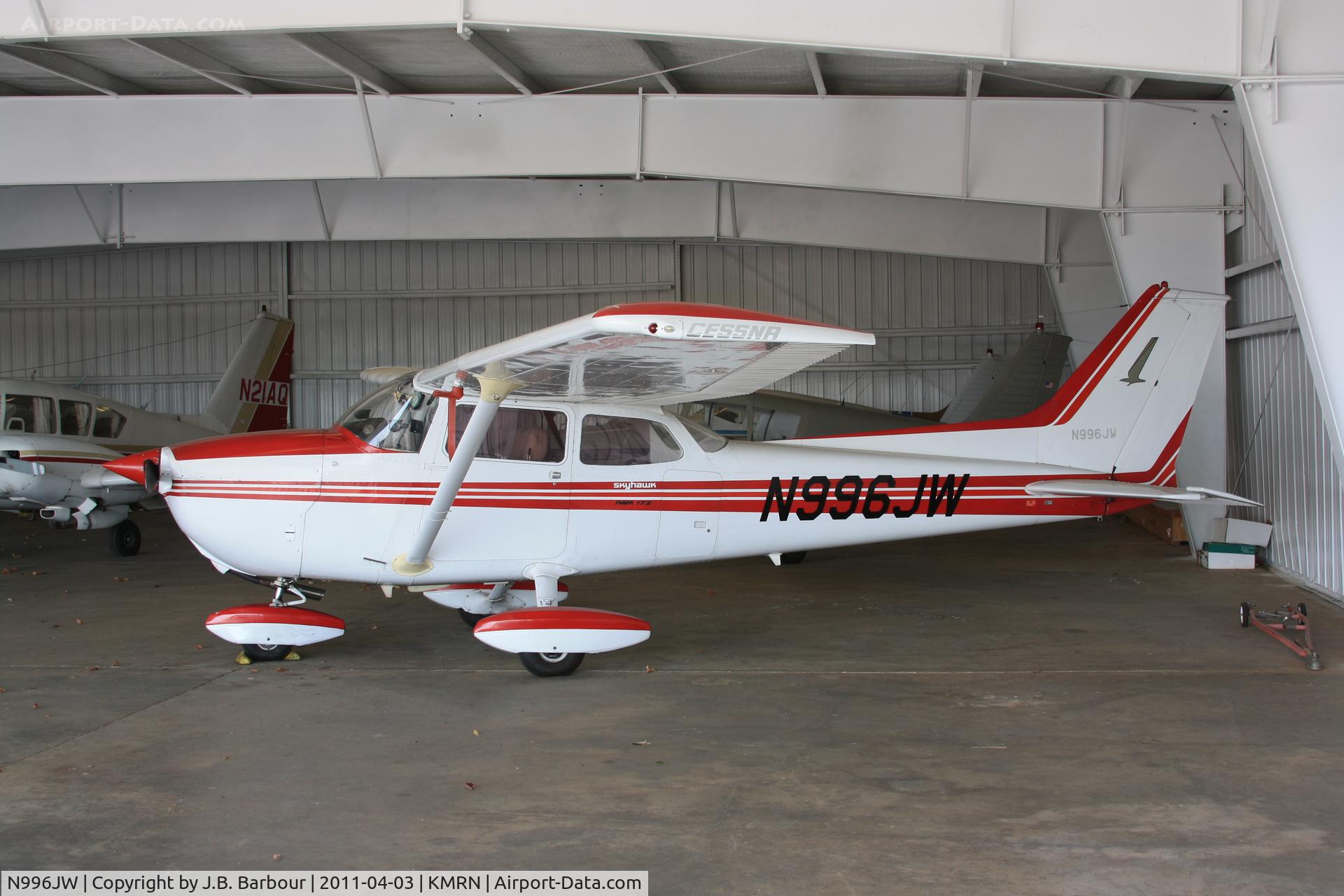 N996JW, 1973 Cessna 172M C/N 17261610, N/A