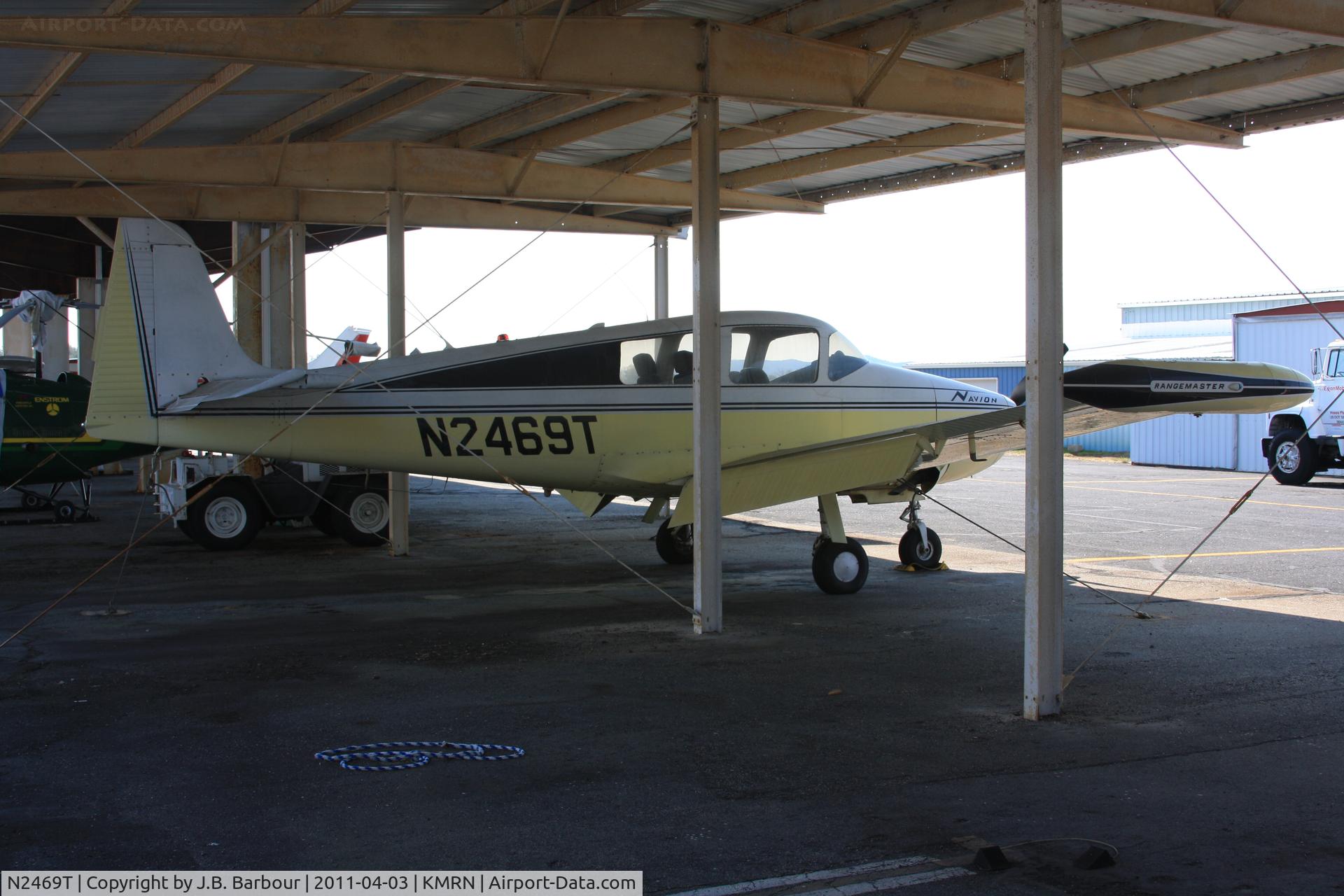 N2469T, 1962 Navion Rangemaster G C/N NAV-4-2469, N/A