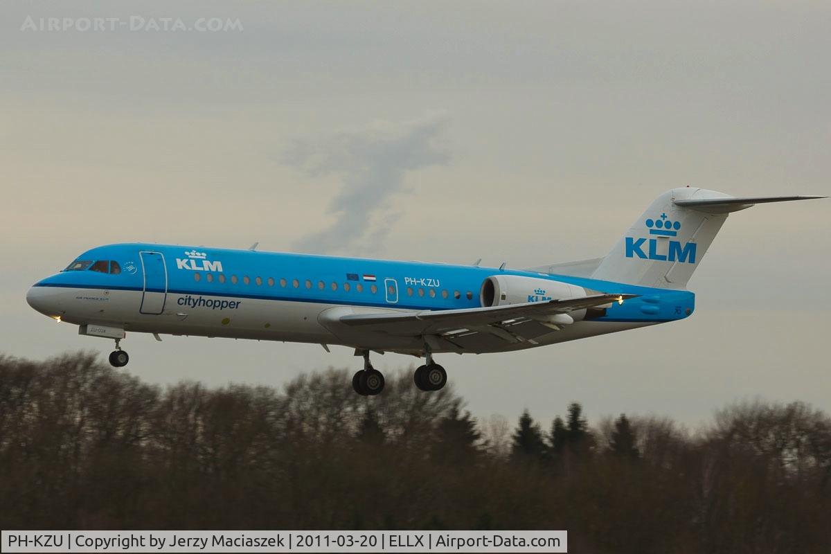 PH-KZU, 1995 Fokker 70 (F-28-0070) C/N 11543, PH-KZU_Fokker 70 (F28-0070),