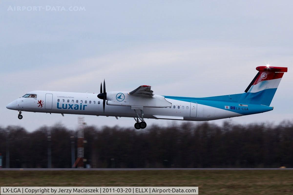 LX-LGA, 2007 De Havilland Canada DHC-8-402Q Dash 8 C/N 4159, LX-LGA_De Havilland Canada DHC-8-402Q,