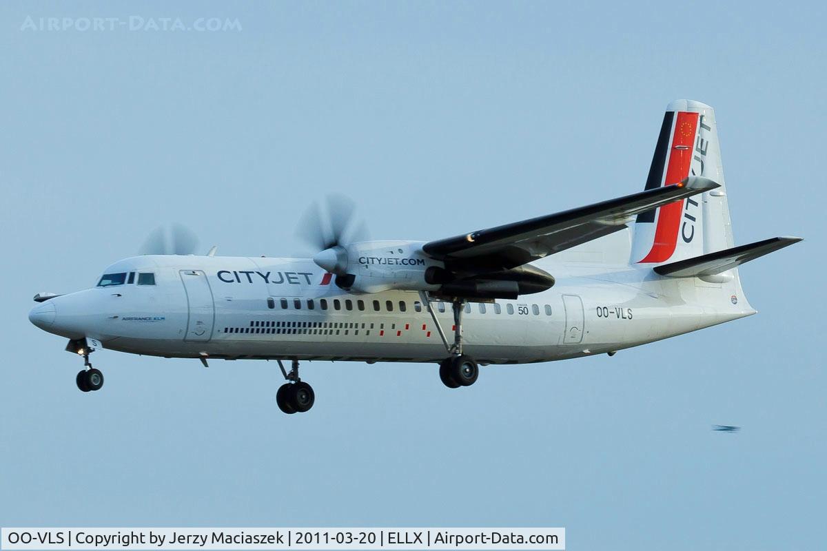 OO-VLS, 1987 Fokker 50 C/N 20109, OO-VLS_Fokker F50,