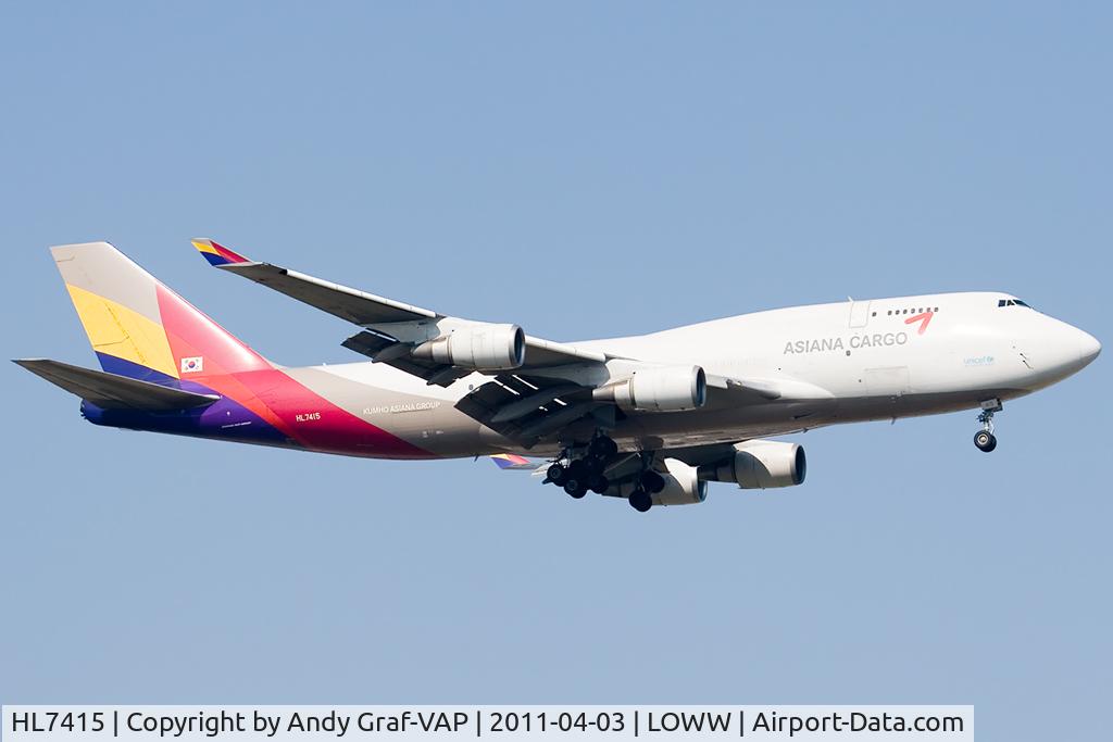 HL7415, 1993 Boeing 747-48EM(BDSF) C/N 25777, Asiana 747-400