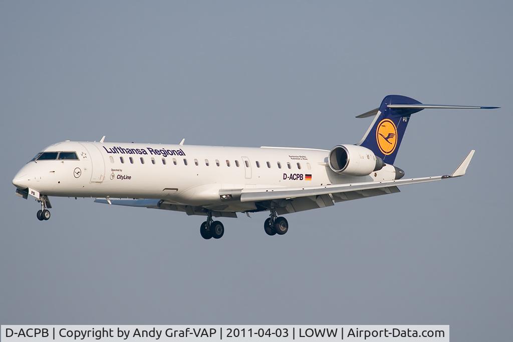 D-ACPB, 2001 Canadair CRJ-701ER (CL-600-2C10) Regional Jet C/N 10013, Lufthansa CRJ700