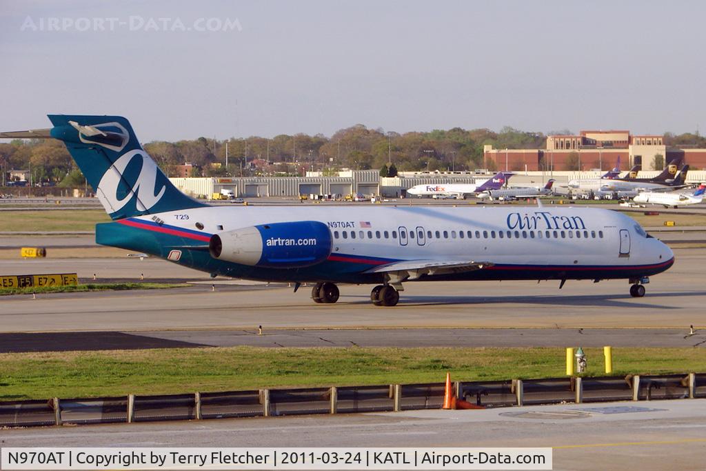 N970AT, 2001 Boeing 717-200 C/N 55031, Air Tran 2001 Boeing 717-200, c/n: 55031