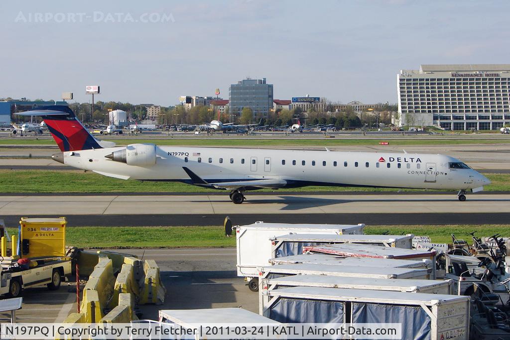 N197PQ, 2008 Bombardier CRJ-900ER (CL-600-2D24) C/N 15197, Bombardier CL600-2D24, c/n: 15197