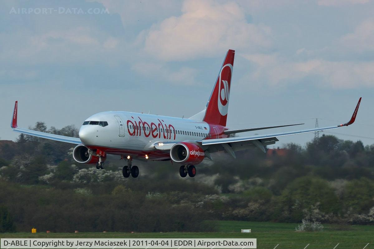 D-ABLE, 2010 Boeing 737-76J C/N 36873, D-ABLE