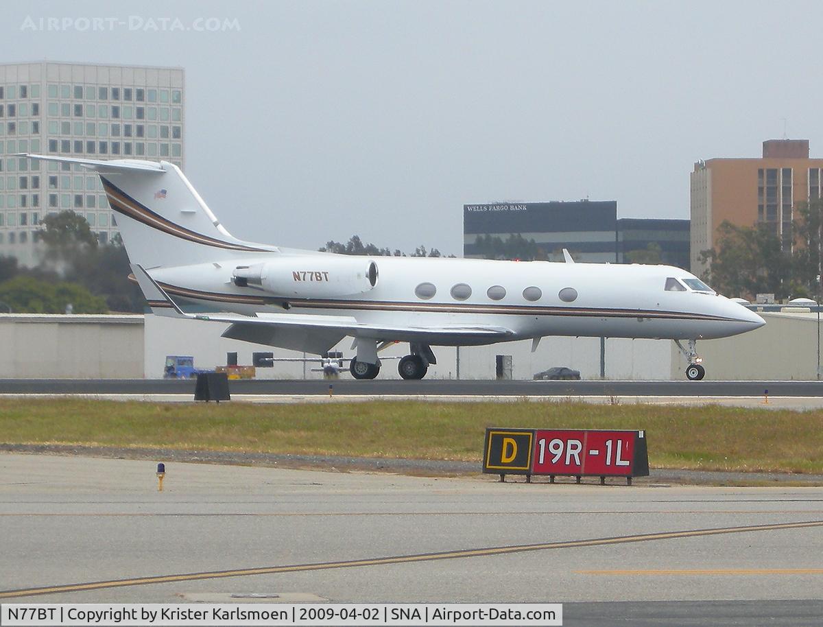 N77BT, 1984 Gulfstream American G-1159A Gulfstream III C/N 429, Oldish.