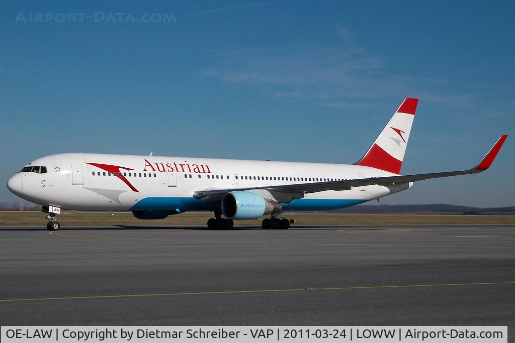 OE-LAW, 1992 Boeing 767-3Z9/ER C/N 26417, Austrian Airlines Boeing 767-300