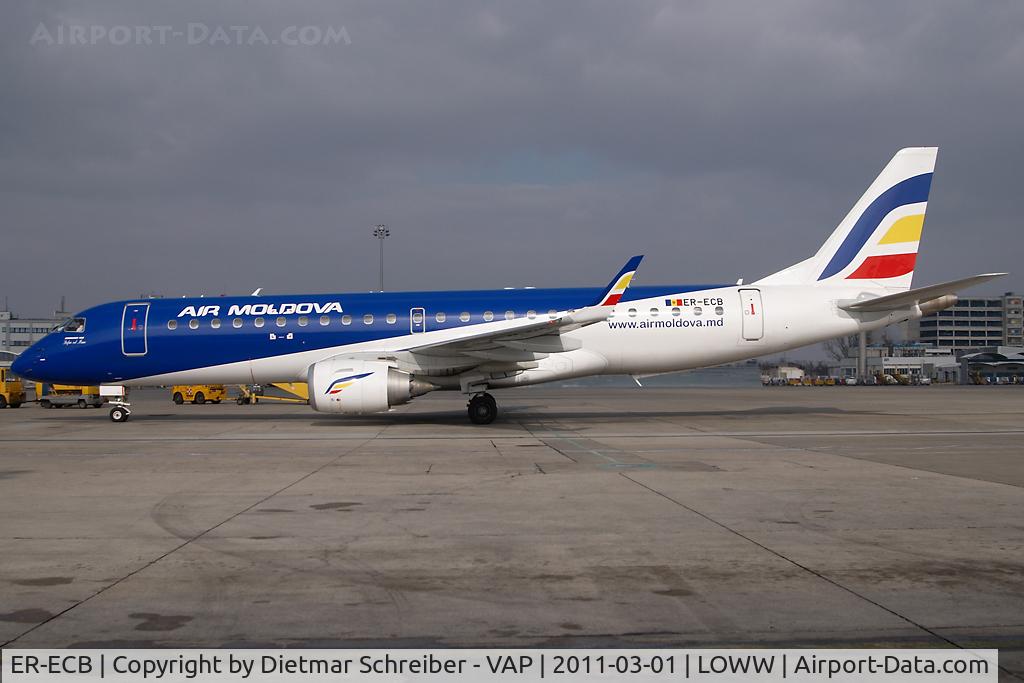 ER-ECB, 2009 Embraer 190LR (ERJ-190-100LR) C/N 19000325, Air Moldova Embraer 190