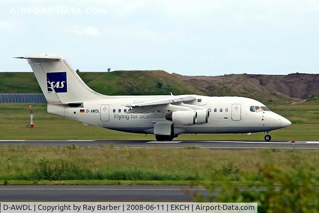 D-AWDL, 1983 British Aerospace BAe.146-100 C/N E1011, BAe 146-100RJ [E1011] (WDL) Copenhagen-Kastrup~OY 11/06/2008