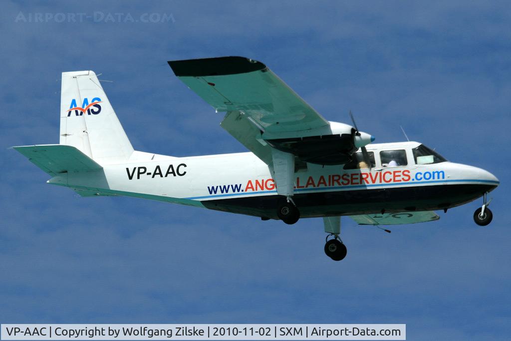 VP-AAC, 1981 Britten-Norman BN-2A-26 Islander C/N 919, visitor