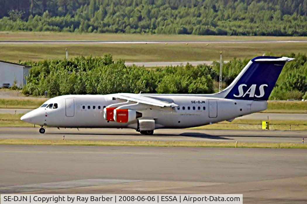 SE-DJN, 1993 British Aerospace Avro 146-RJ85 C/N E.2231, BAe 146-RJ85 [E2231] (Transwede/SAS) Stockholm-Arlanda~SE 06/06/2008