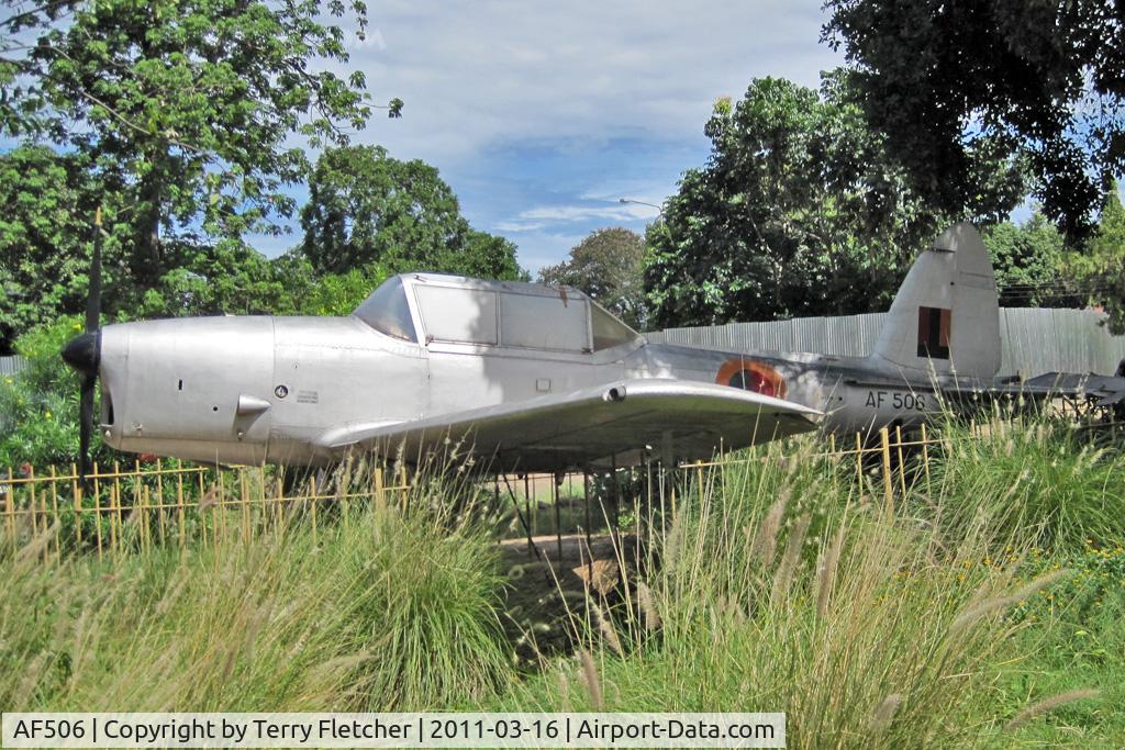 AF506, 1951 De Havilland DHC-1 Chipmunk T.10 C/N C1/0502, ex Zambia AF 1951 De Havilland DHC-1 Chipmunk T10, c/n: C1-0502 9ex WG428) at Victoria Falls