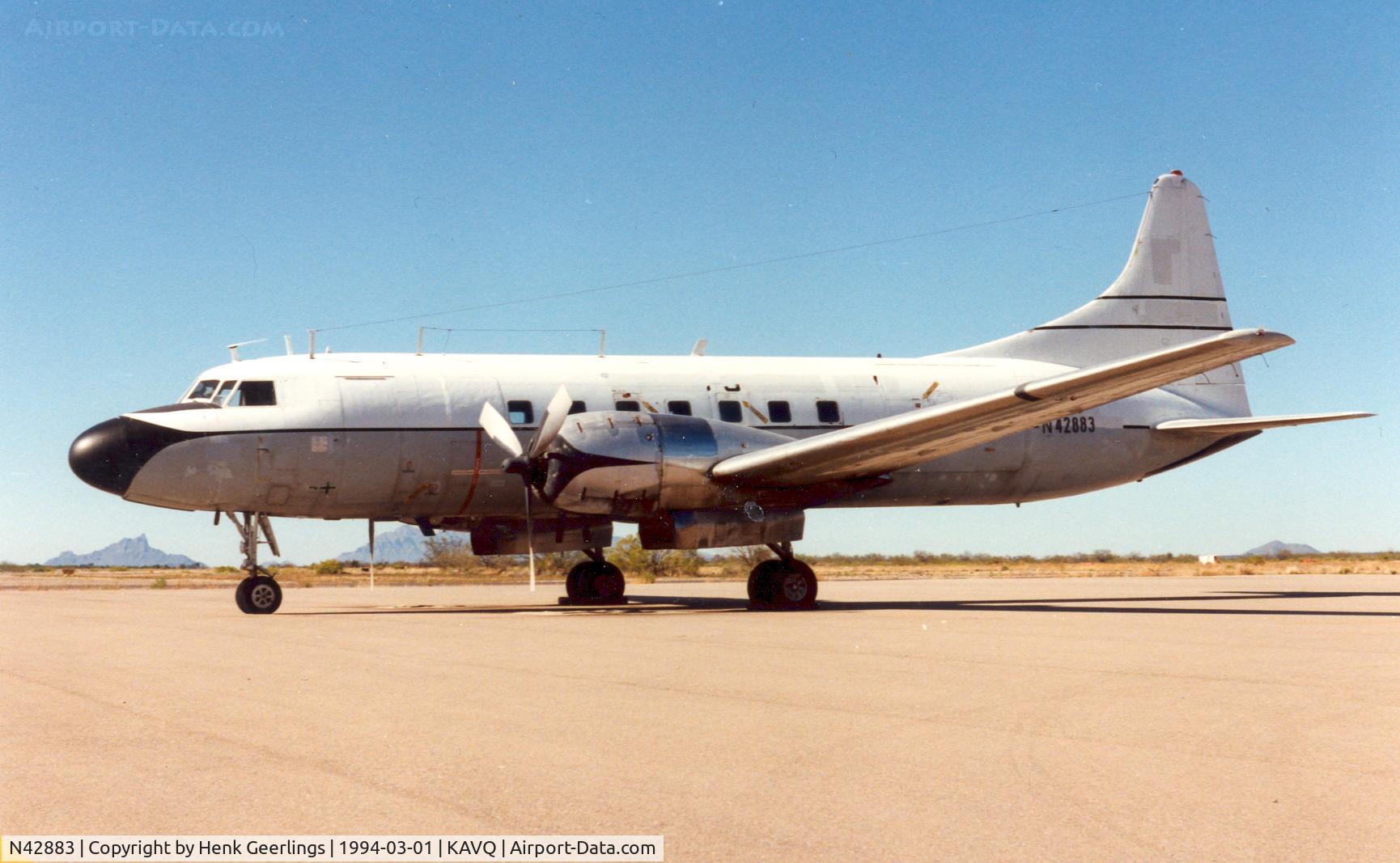 N42883, Convair C-131G C/N 482, Avra Valley , AZ
