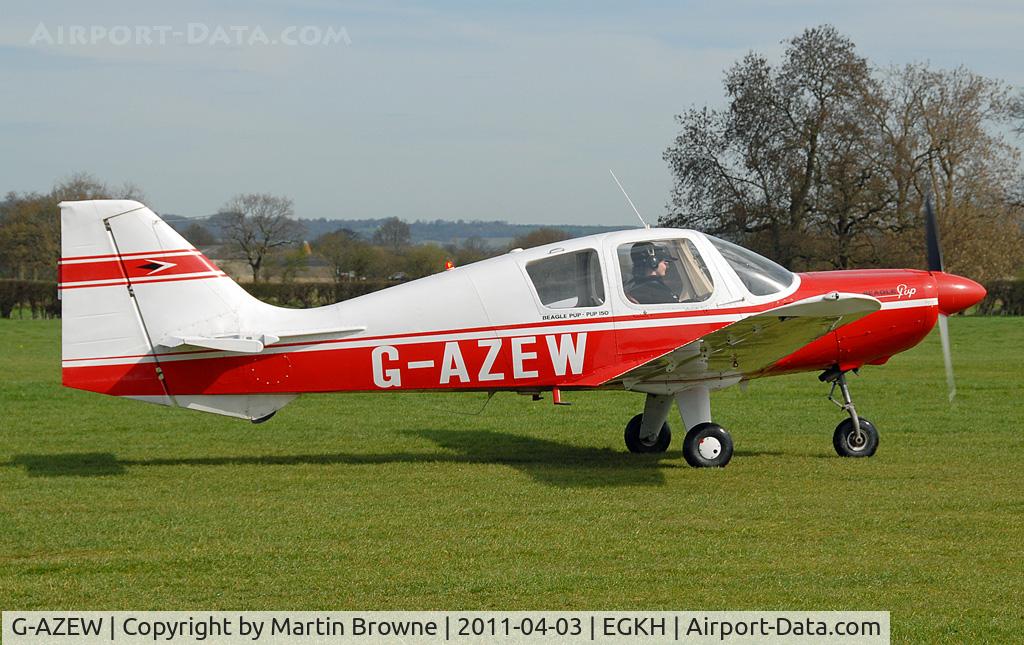 G-AZEW, 1969 Beagle B-121 Pup Series 2 (Pup 150) C/N B121-132, SHOT AT HEADCORN
