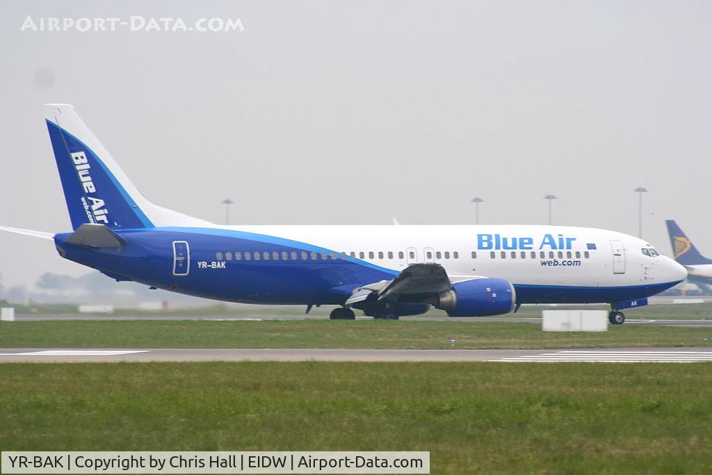 YR-BAK, 1992 Boeing 737-430 C/N 27005, Blue Air