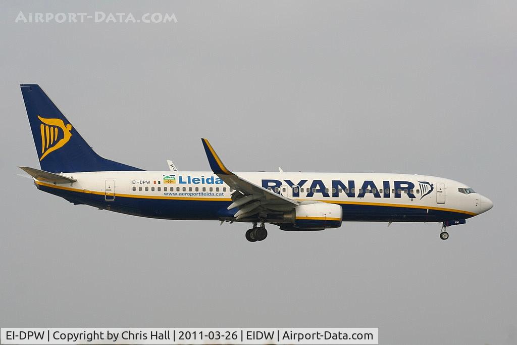 EI-DPW, 2007 Boeing 737-8AS C/N 35552, Ryanair