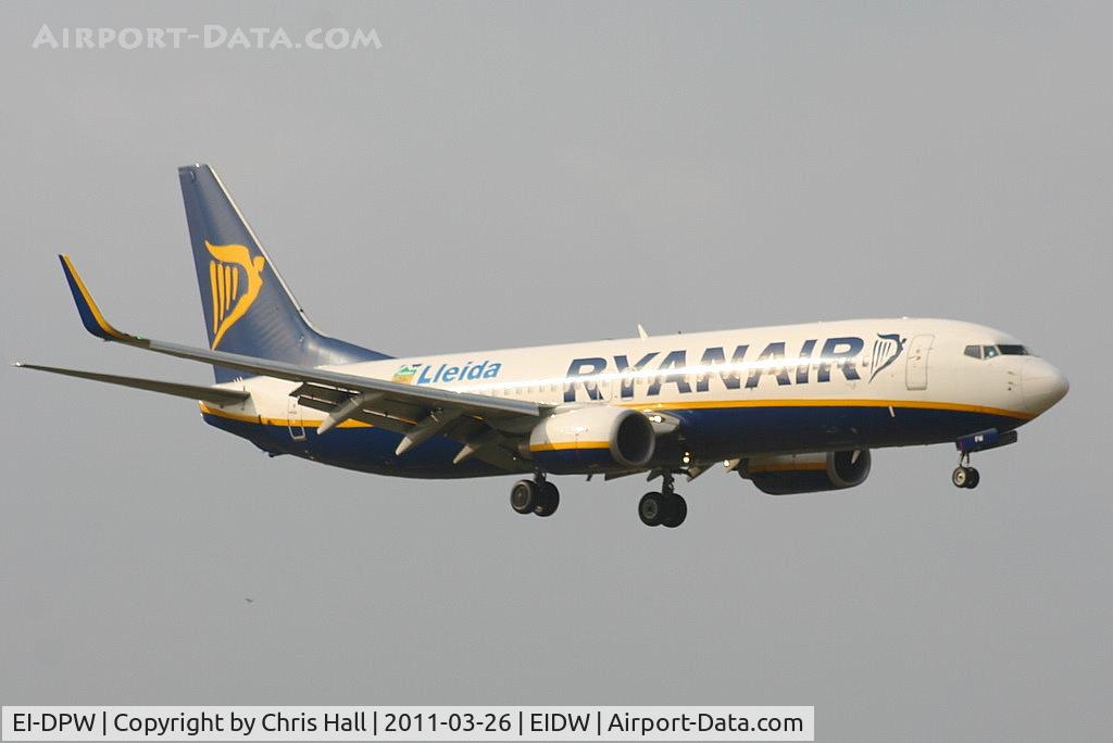 EI-DPW, 2007 Boeing 737-8AS C/N 35552, Ryanair
