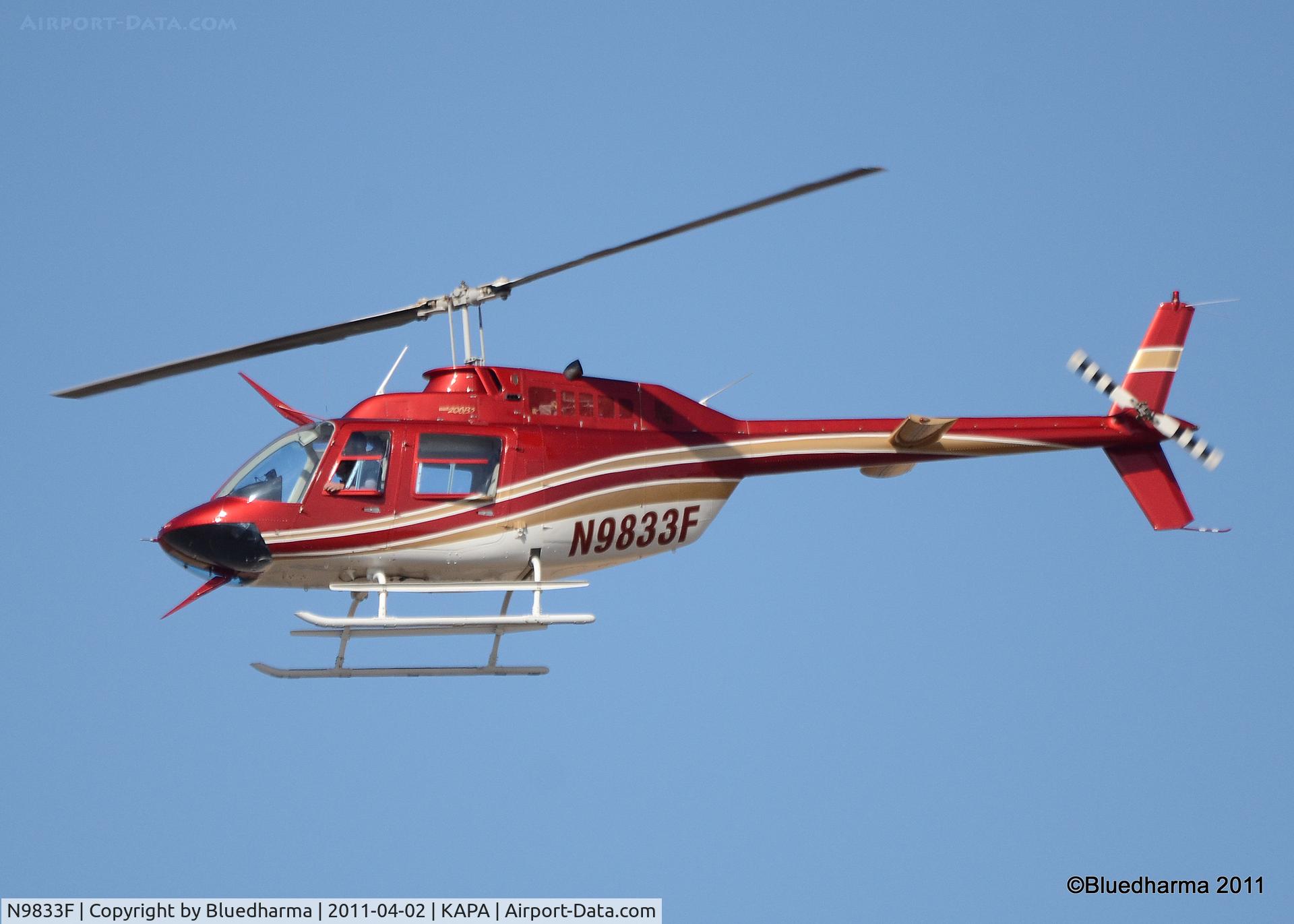 N9833F, 1992 Bell 206B JetRanger C/N 4205, 1992 Bell 206B (N9833F)