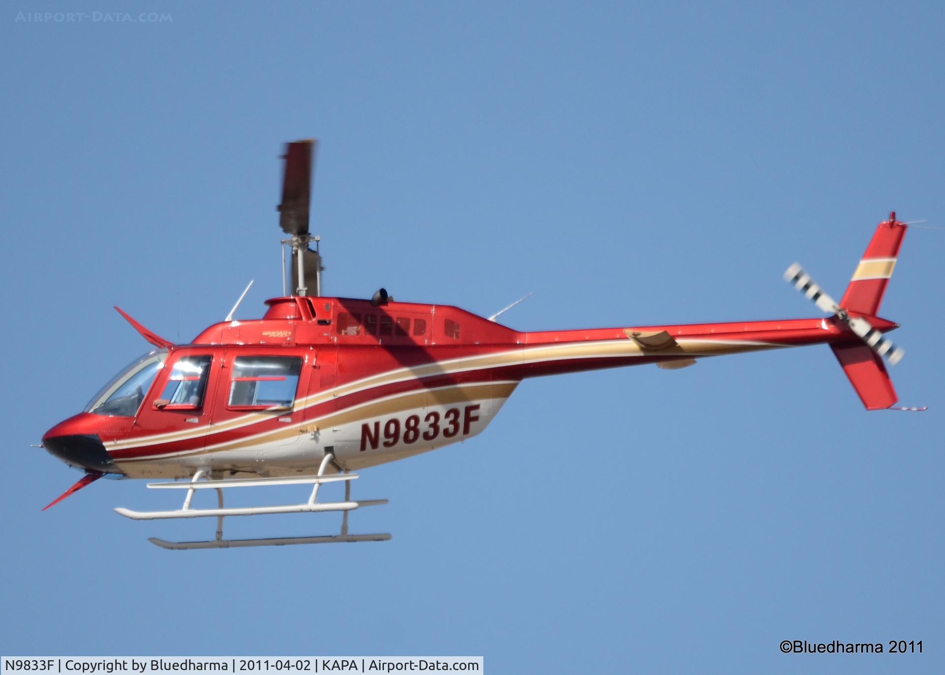 N9833F, 1992 Bell 206B JetRanger C/N 4205, 1992 Bell 206B (N9833F)