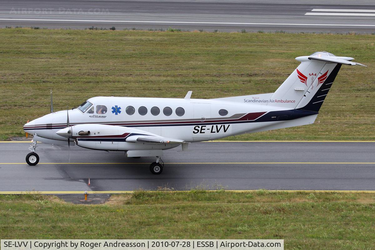SE-LVV, 1996 Raytheon B200 Super King Air C/N BB-1537, DFL01 to Umeå