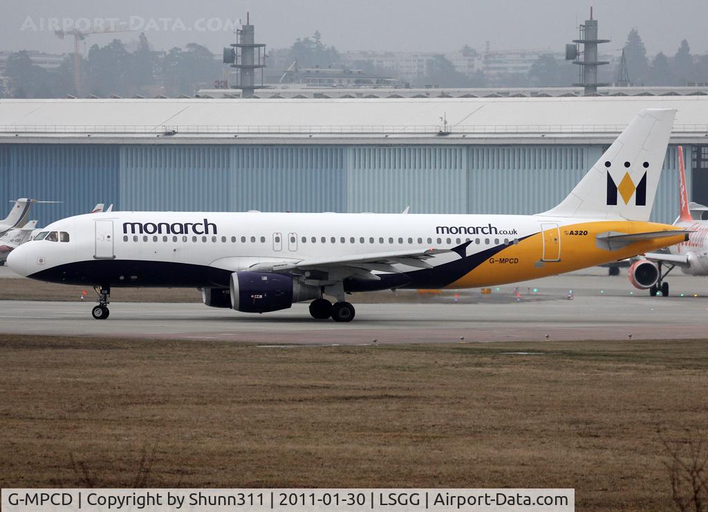 G-MPCD, 1994 Airbus A320-212 C/N 379, Lining up rwy 05 for departure...