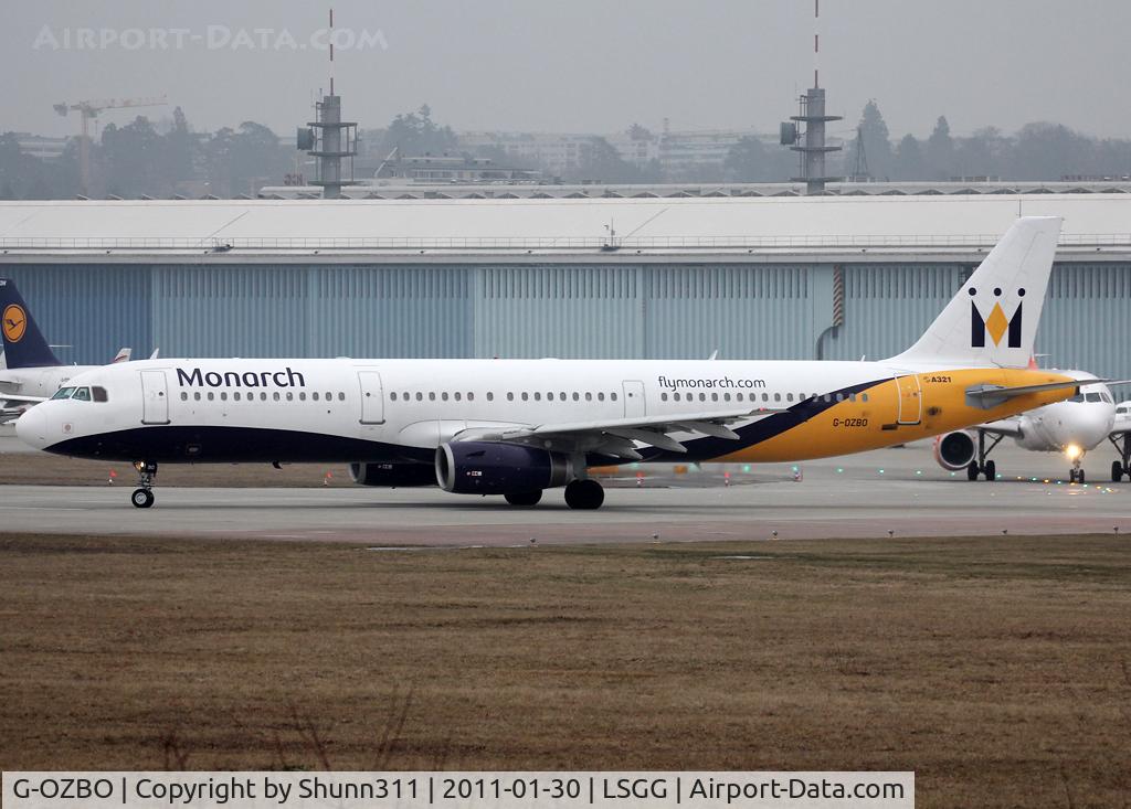 G-OZBO, 2000 Airbus A321-231 C/N 1207, Lining up rwy 05 for departure...