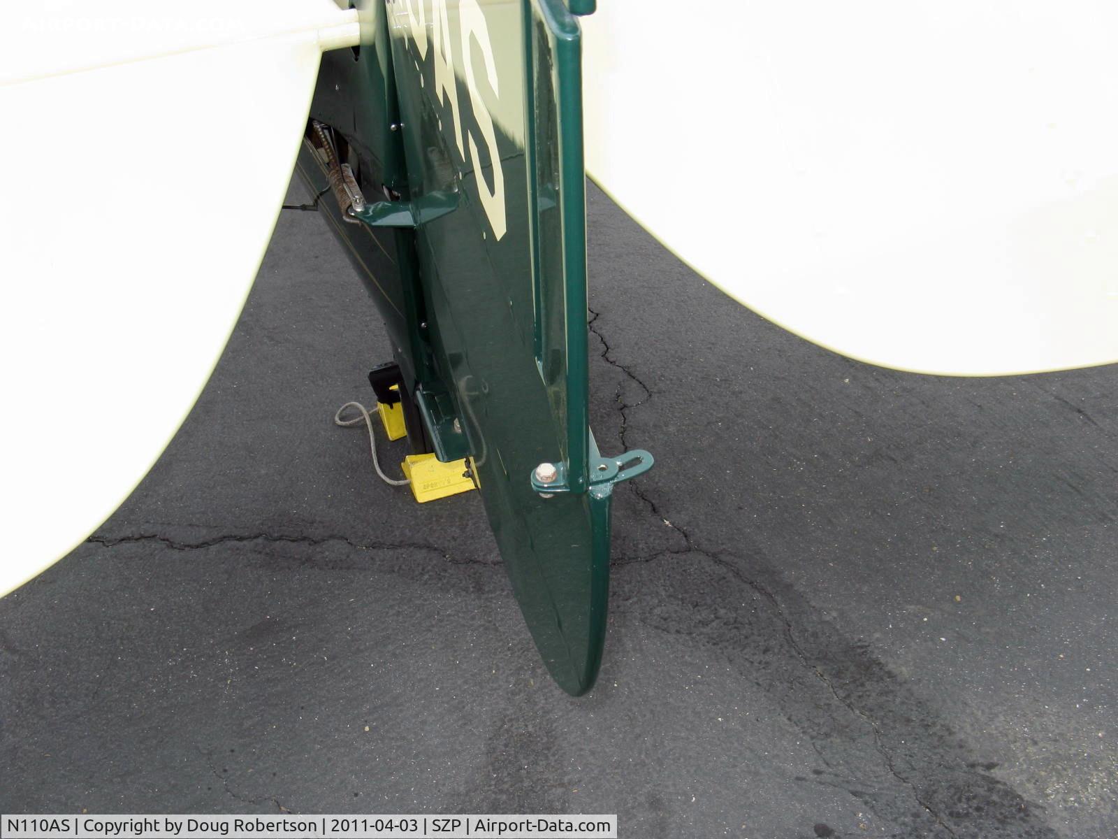 N110AS, 2005 Waco YMF-F5C C/N F5C110, 2005 WACO Classic Aircraft YMF-F5C, Jacobs R755B 275Hp, adjusted rudder trim