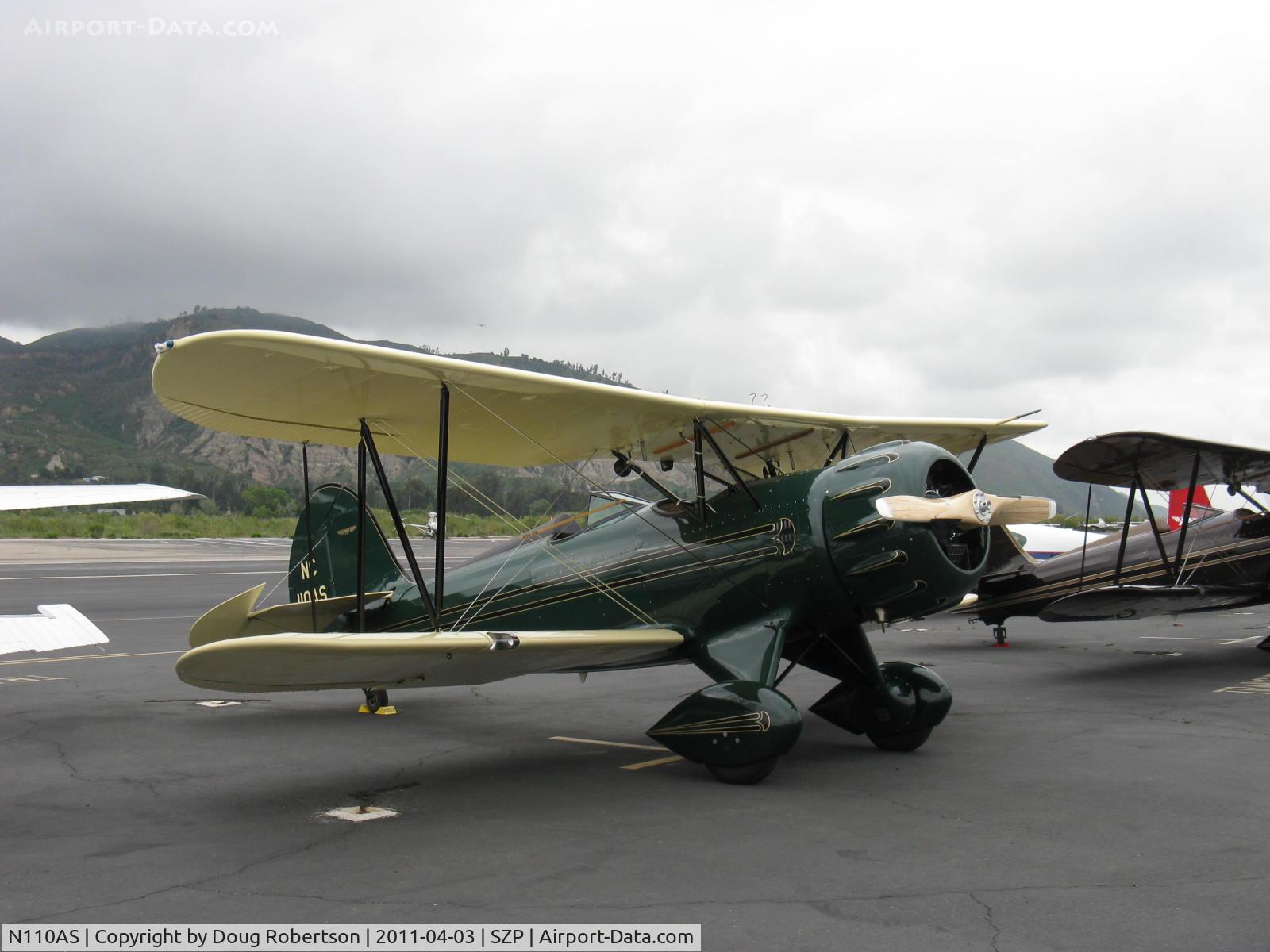 N110AS, 2005 Waco YMF-F5C C/N F5C110, 2005 WACO Classic Aircraft YMF-F5C, Jacobs R755B 275 Hp