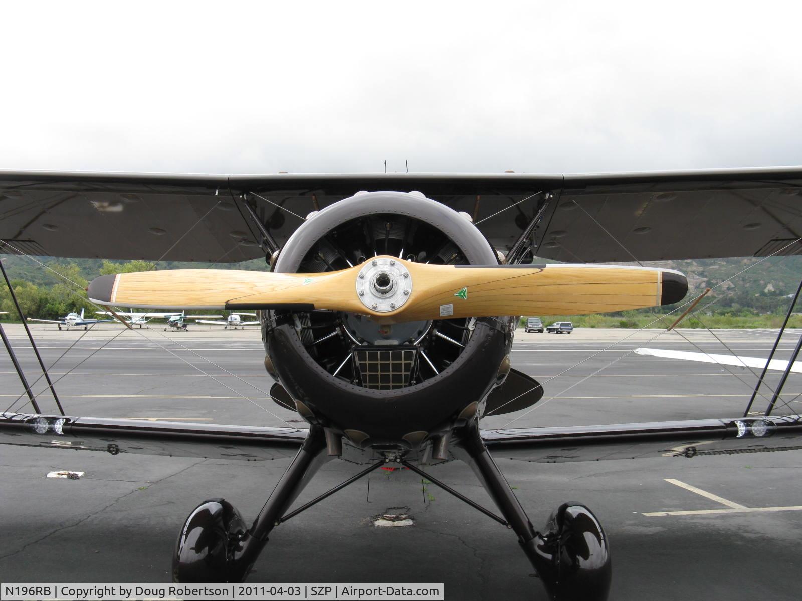 N196RB, 1996 Waco YMF C/N F5C-071, 1996 Classic Aircraft Corp. WACO YMF-F5C, Jacobs R755B 275 Hp, MT wood prop