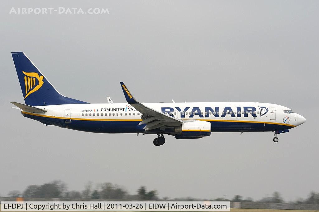 EI-DPJ, 2007 Boeing 737-8AS C/N 33609, Ryanair