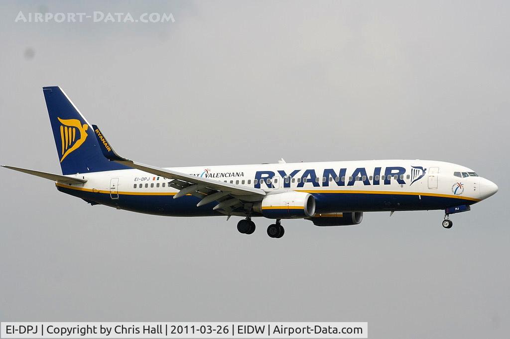 EI-DPJ, 2007 Boeing 737-8AS C/N 33609, Ryanair