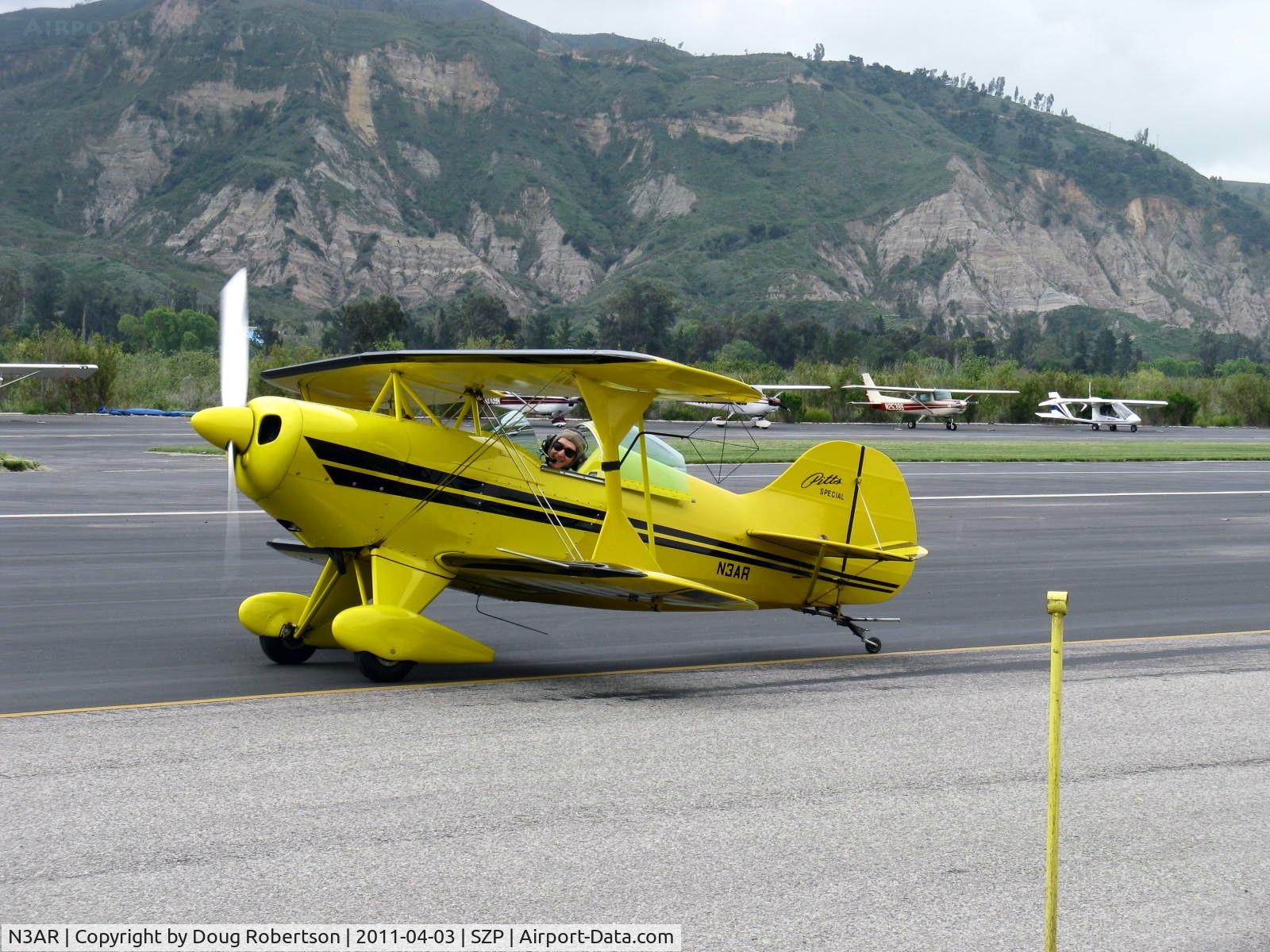 N3AR, 1974 Pitts S-1S Special C/N 10, 1974 Russell PITTS SPECIAL S-1S, Lycoming O&VO-360 180 Hp, taxi