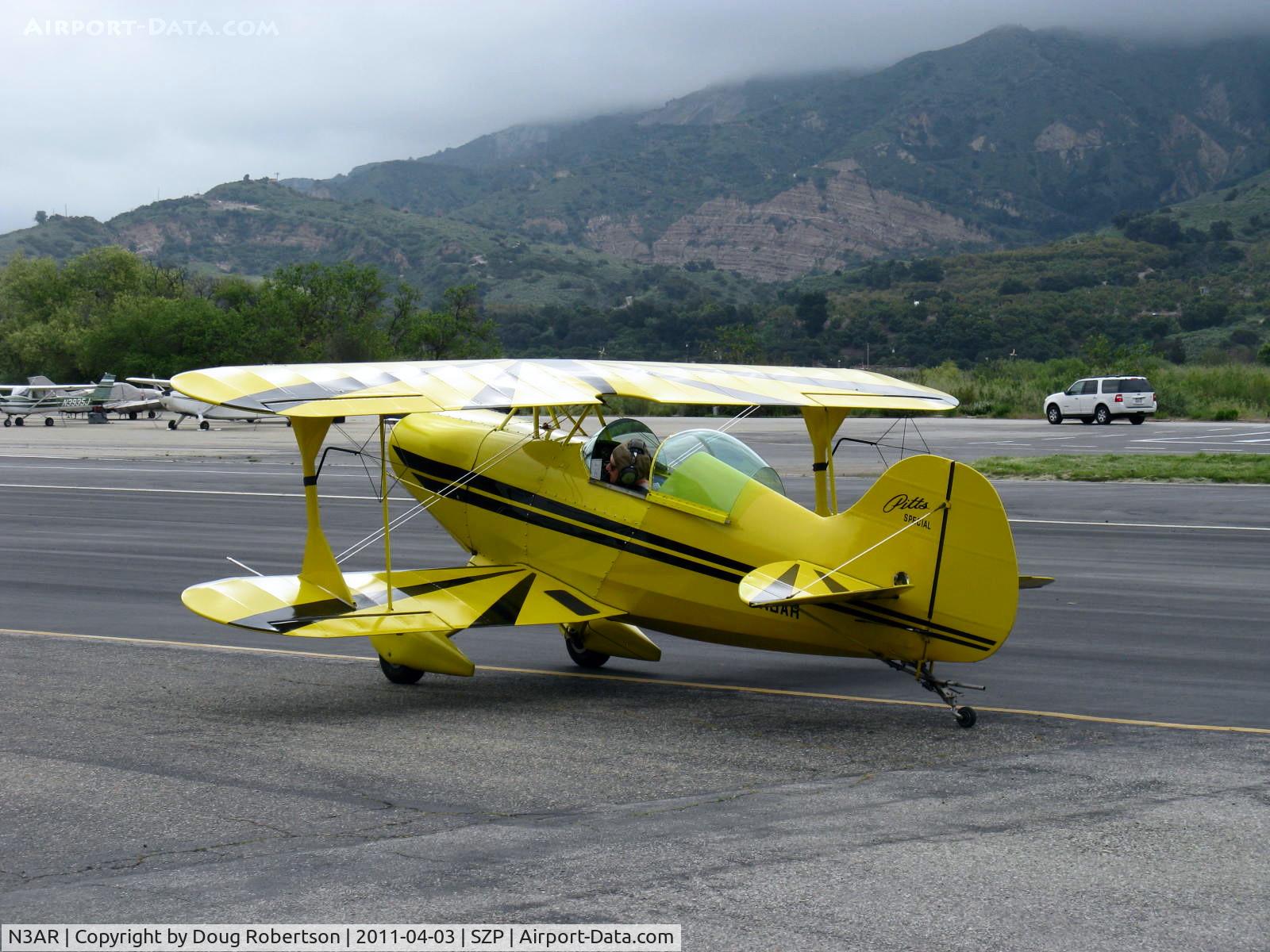 N3AR, 1974 Pitts S-1S Special C/N 10, 1974 Russell PITTS SPECIAL S-1S, Lycoming O&VO-360 180 Hp, taxi