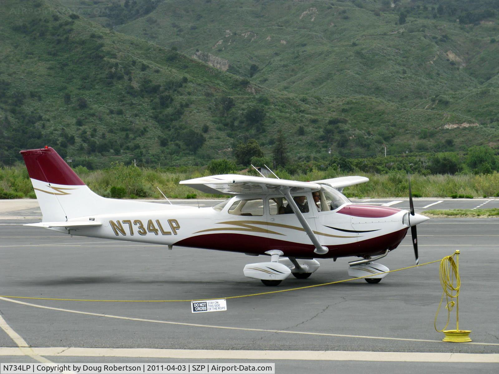 N734LP, 1977 Cessna 172N C/N 17268940, 1977 Cessna 172N, Lycoming O-320-H2AD 160+ Hp, taxi
