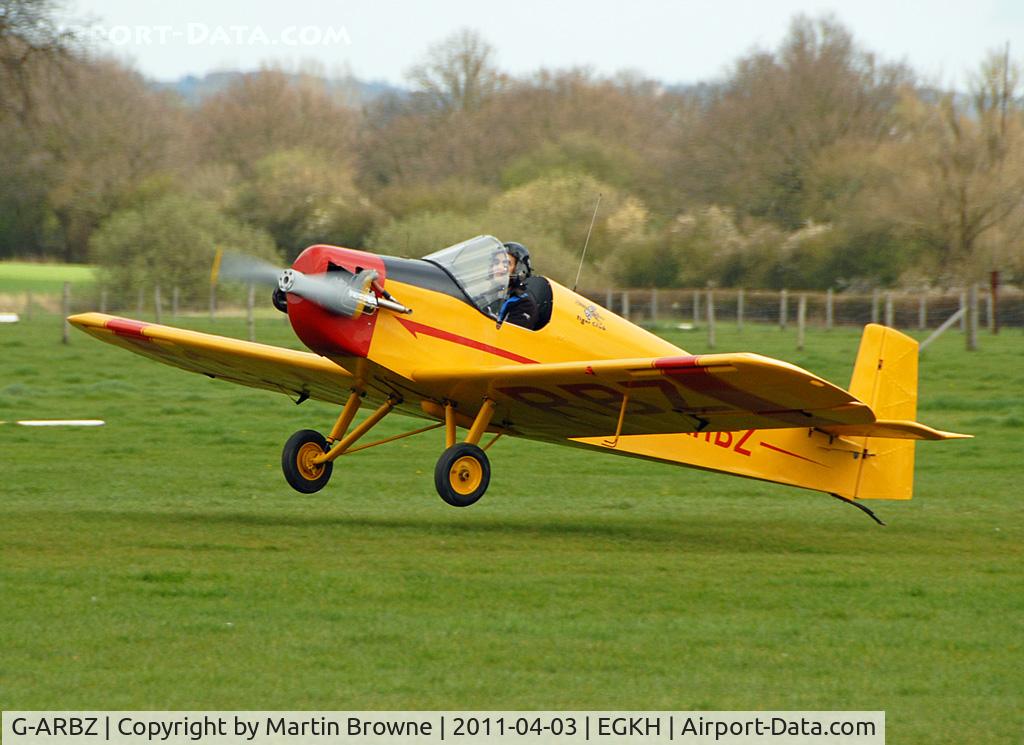 G-ARBZ, 1960 Rollason Druine D.31 Turbulent C/N PFA 553, SHOT AT HEADCORN
