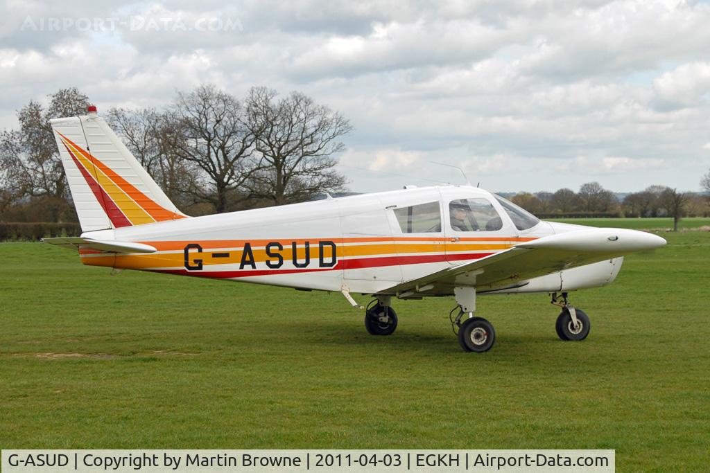 G-ASUD, 1964 Piper PA-28-180 Cherokee C/N 28-1654, SHOT AT HEADCORN