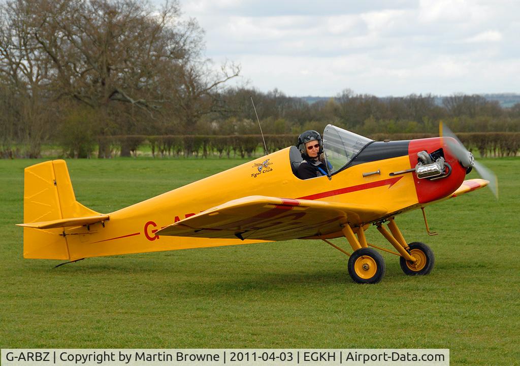 G-ARBZ, 1960 Rollason Druine D.31 Turbulent C/N PFA 553, SHOT AT HEADCORN