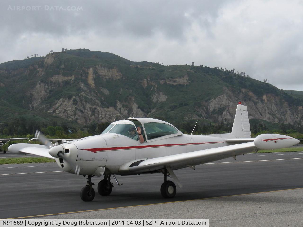 N91689, 1946 North American Navion (NA-145) C/N NAV-4-431, 1946 North American NAVION, Continental E-225 upgrade, tip tanks, many mods, plane/pilot fly from WHP each First Sunday to give free Young Eagles rides. Thank you for all you do!
