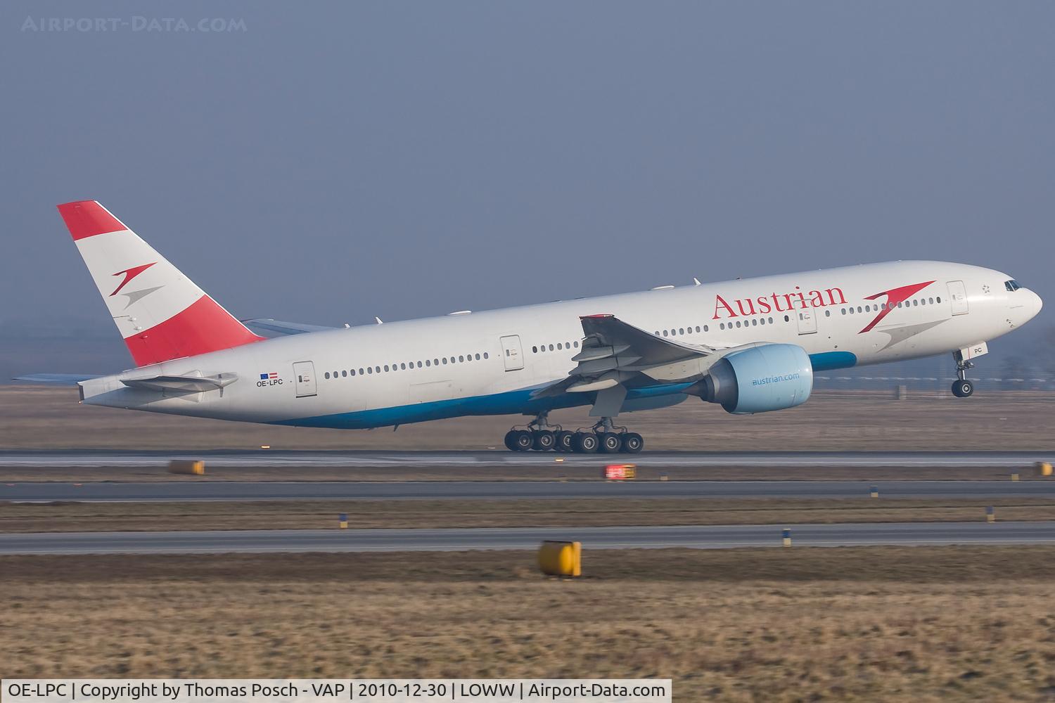 OE-LPC, 2002 Boeing 777-2Z9/ER C/N 29313, Austrian Airlines