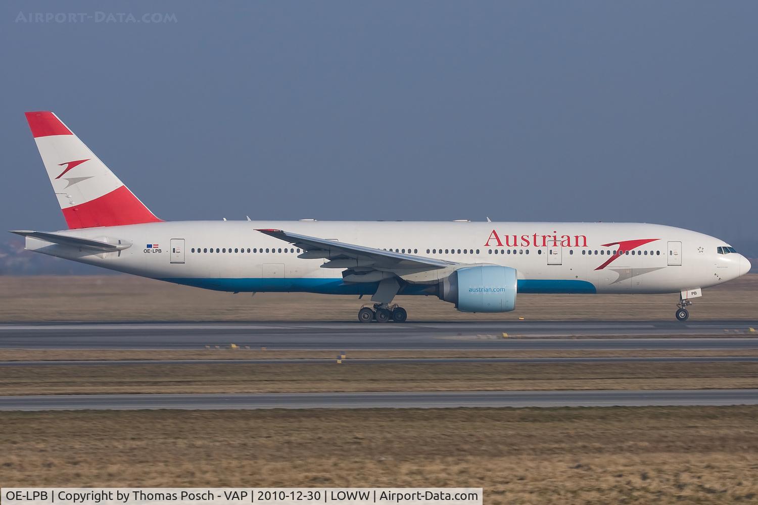 OE-LPB, 1998 Boeing 777-2Z9/ER C/N 28699, Austrian Airlines