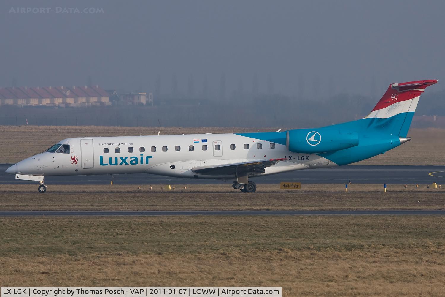LX-LGK, 2005 Embraer ERJ-135LR (EMB-135LR) C/N 14500886, Luxair