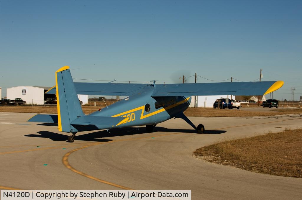 N4120D, 1957 Helio H-391B Courier C/N 044, Helio #044 taxi out