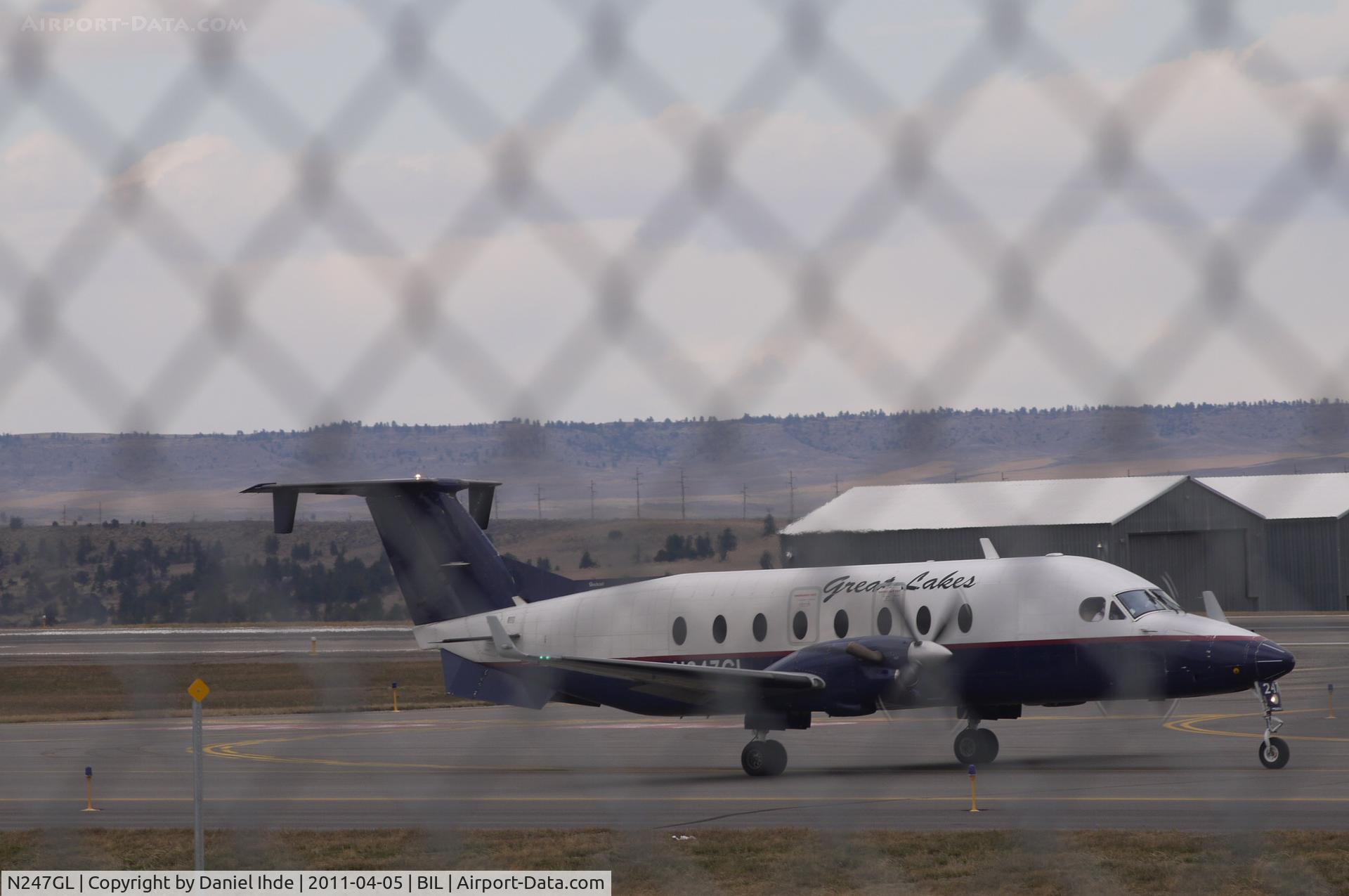 N247GL, 1996 Beech 1900D C/N UE-247, Great Lakes Beech 1900 @ BIL